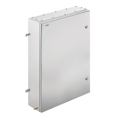 WEIDMULLER KTB QL 916115 S4E2 Metalowa obudowa iskrobezpieczna, 610 x 914 x 150 mm, element polerowany elektrolitycznie, Płytka kołnierzowa: Tak, na dole, u góry, zamek ćwierćobrot 1200910000 /1szt./ (1200910000)